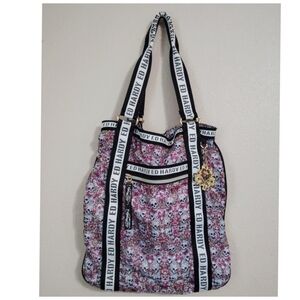 Y2K Ed Hardy Love Kills Slowly Multicolor Tote Bag 2000